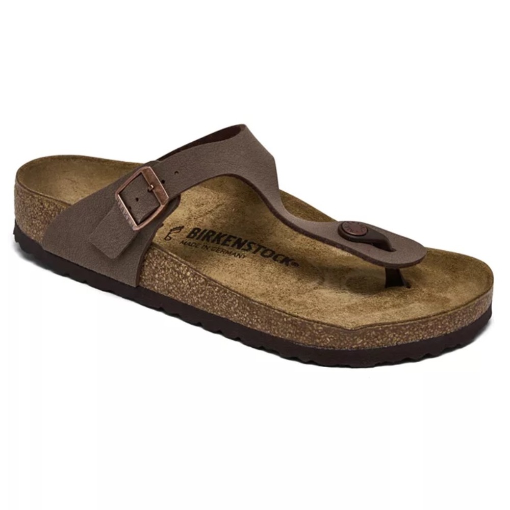 Birkenstock Gizeh Birko-Flor Nubuck Sandals 9/9.5